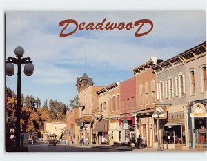 Postcard Main Street, Deadwood, South Dakota