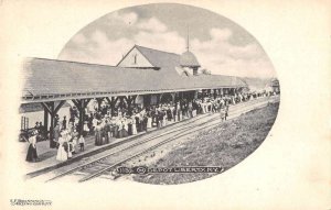 Liberty New York Train Station Vintage Postcard AA34965