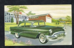 1955 BUICK 41 SPECIAL SEDAN VINTAGE CAR DEALER ADVERTISING POSTCARD