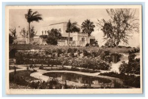 c1940s A Private Residence at Erdiston Bridgetown Barbados Vintage Postcard