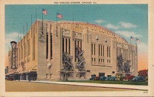 Postcard Chicago Stadium Chicago IL 1957
