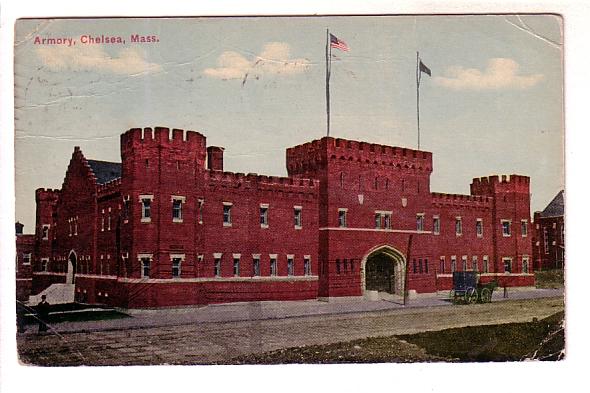 Armory, Chelsea, Massachusetts, Flag Cancel