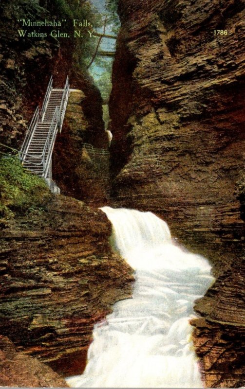 New York Watkins Glen Minnehaha Falls