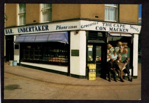 Ireland UK Undertaker Bar Cape Con Macken Wexford Town Postcard Carte Postale