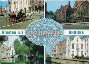 Modern Postcards Groeten uit Brugge