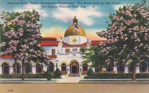 Quapaw Baths Under Government Supervision The House With The Big Dome Hot Spr...