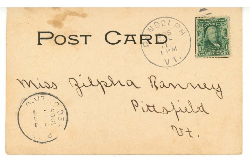 VT - Randolph.  High School & Primary ca 1905