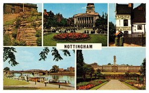 Postcard UK ENG Nottingham multiview