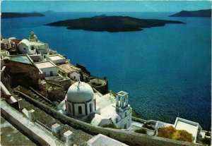 CPM AK View of Fira and the Vulcano MAROC (751383)