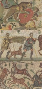 Ignoto The Hunt Hunting Italian Mural Italy 3x Postcard s