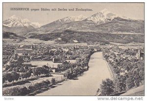 Innsbruck , Austria, 00-10s : gegen Suden mit Serles und Nockspitze