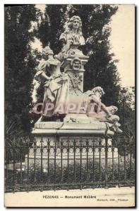 Postcard Ancient Monument Moliere Pezenas