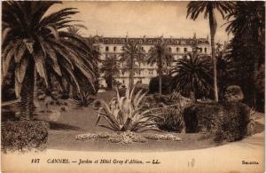 CPA CANNES - Jardin et Hotel Gray d'Albion (488526)