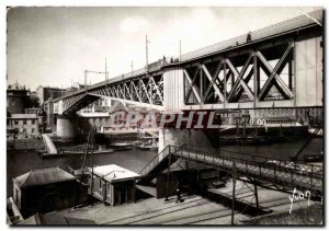 Modern Postcard The swing bridge Brest