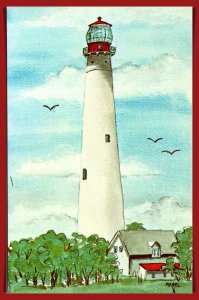 New Jersey, Cape May Point - Cape May Lighthouse - [NJ-281]