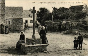 CPA Locquirec - La Croix de Penenez (1033330)