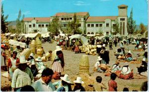 COCHABAMBA, Bolivia   FERIA  FRANCA SCENE  1970    Postcard