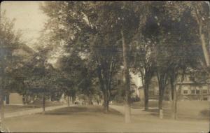 Northampton MA Treess - Campus? 1910 Real Photo Postcard