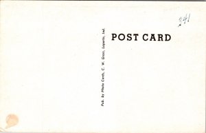 Postcard U.S. Post Office in La Porte, Indiana