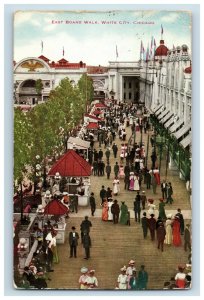 C 1910 East Board Walk. White City. Chicago Postcard F80 