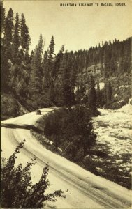 Mountain Highway to McCall Idaho Conoco Touraide Postcard