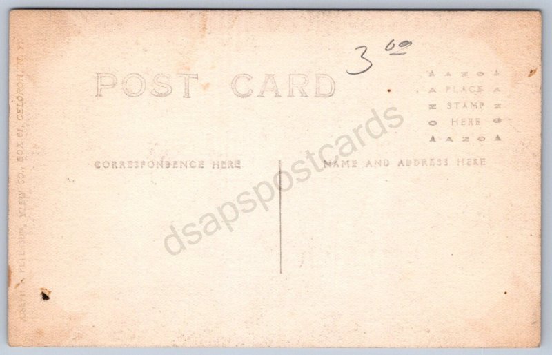 K44/ Celeron New York RPPC Postcard c1910 Horse Breeder? Farm Barn 75