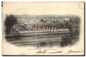 Old Postcard Environs De Nemours General view of Bagneaux