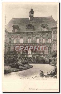 Verdun Postcard Old City Hall Facade from behind