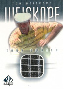 Tom Weiskopf Upper Deck Worn Tour Swatch Shirt Golf Rare Relic Card