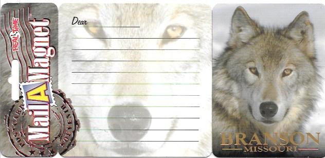 Mail-A-Magnet.  Wolf.  Branson, Missouri