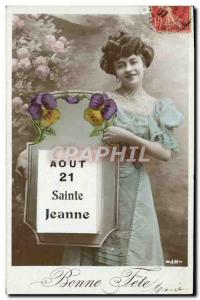 Old Postcard Jeanne Surname