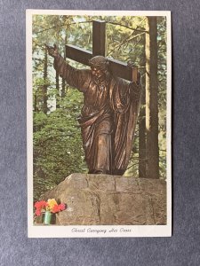 Christ Carrying His Cross Portland OR Chrome Postcard H2105084821