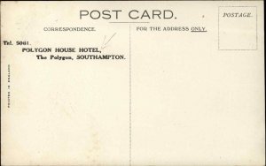 Southampton Eng PC Polygon House Hotel Cunard Line RMS Aurania Steamer Ship