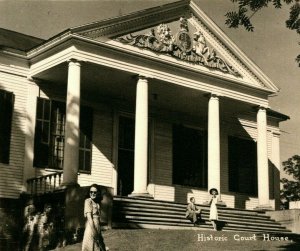 RPPC St Andrews New Brunswick Canada Historic Court House UNP Postcard