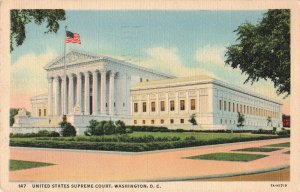 c.1947 United States Supreme Court Washington D.C. Postcard 2T6-524