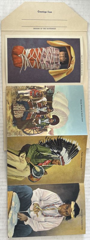 18 Greetings from the Indian Country Postcard Souvenir Folder