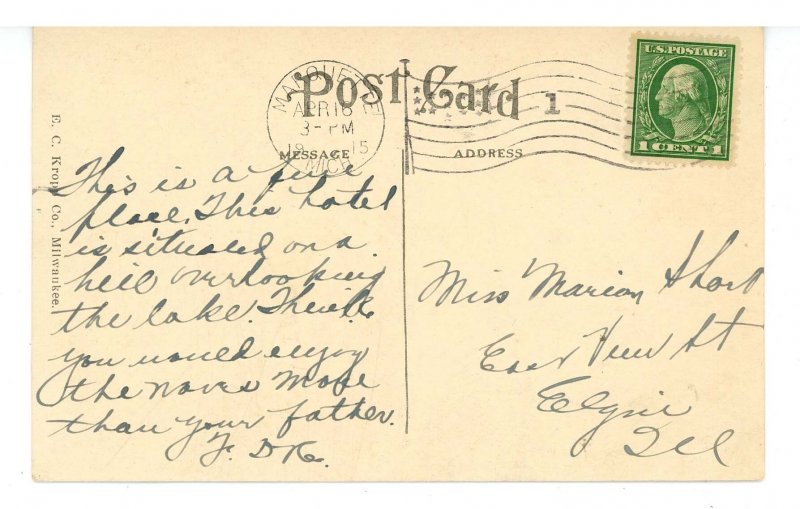 MI - Marquette. Hotel Marquette