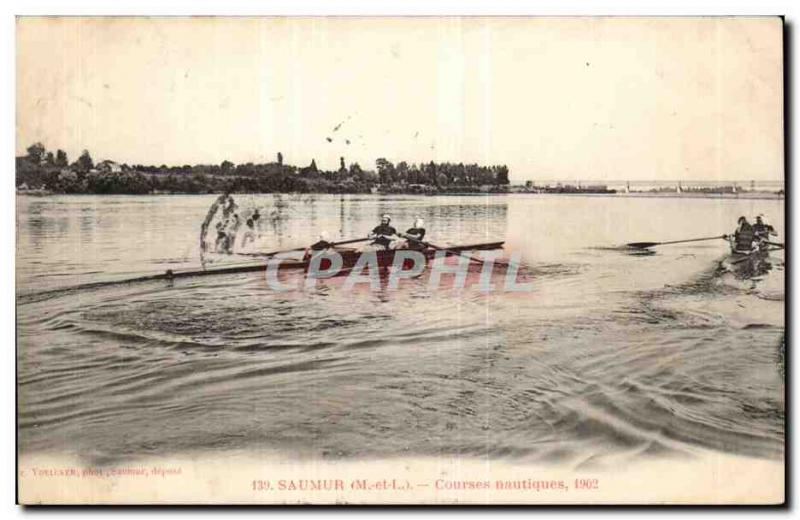 Saumer- water -Carte Races 1902 Old Post