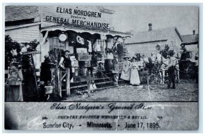 c1940 Elias Nordgren General Merchandise Sunrise City Minnesota Vintage Postcard