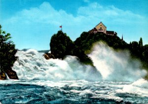 Switzerland Rheinfall und Schloss Laufen