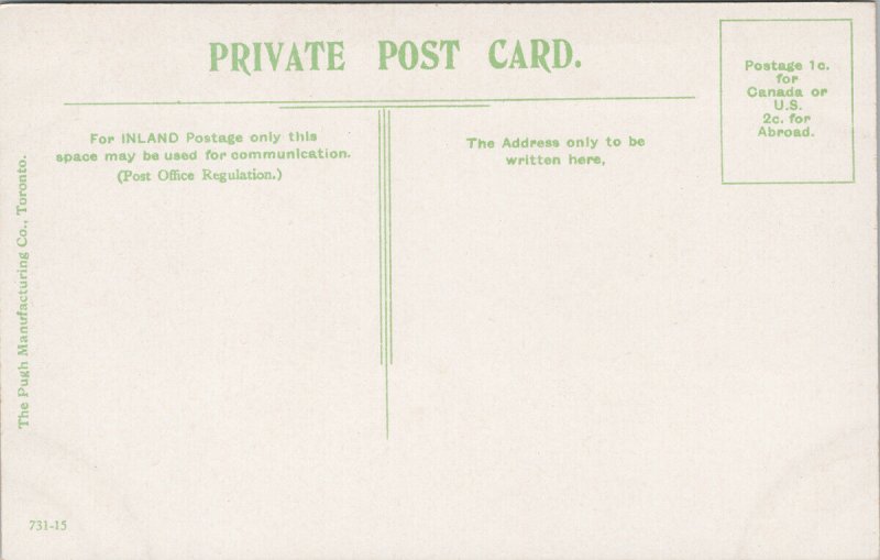 Shore Acres Windsor Ontario ON Unused Pugh Postcard F23