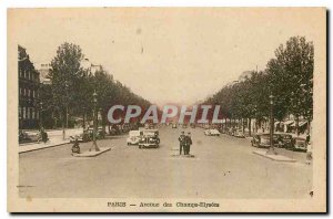 Old Postcard Paris Champs Elysees