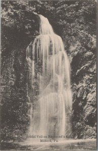 Postcard Bridal Veil Raymond's Kill Milford PA