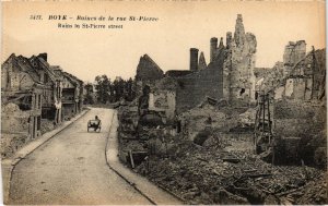 CPA ROYE Ruines de la Rue Saint-Pierre (1292566)