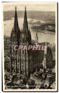 Postcard Old Der Kolner Dorn Fliegeraufriahme von S W