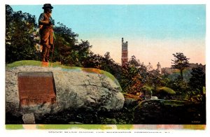 Pennsylvania Gettysburg Little Round Top , Warren Monument
