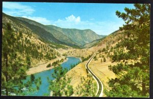 British Columbia FRASER CANYON Aerial Longest River - 800 miles Chrome