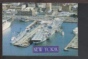 Aircraft Carrier USS Intrepid  Postcard BIN E630