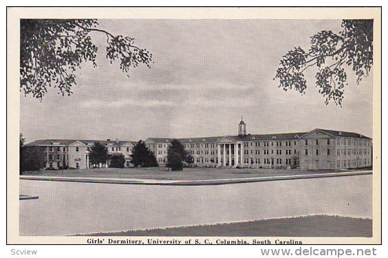 Girls' Dormitory, University Of South Carolina, COLUMBIA, South Carolina, 191...
