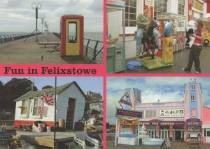 Felixstowe Indoor Adventure Golf Pier Machines Suffolk Postcard